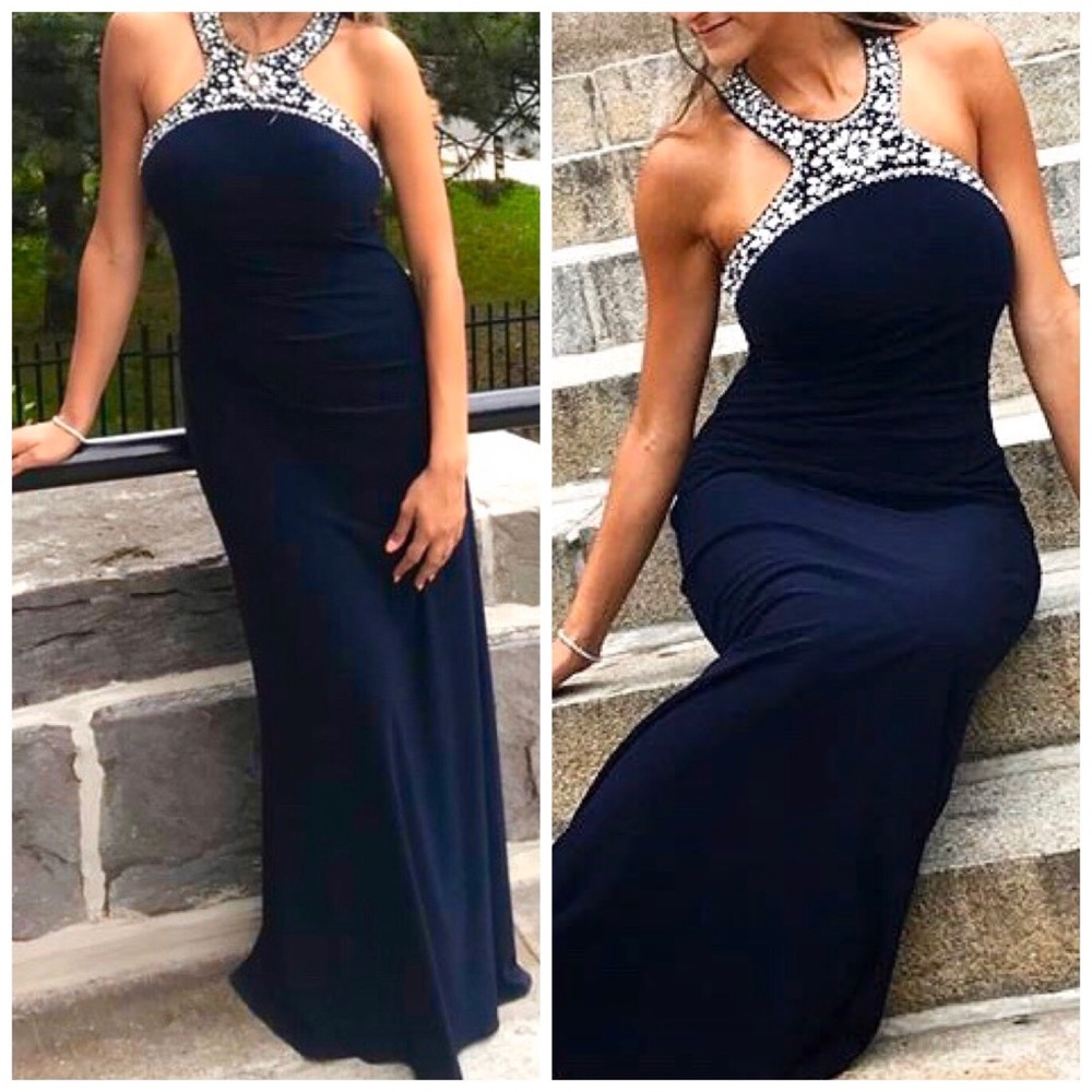 Long cocktail dress